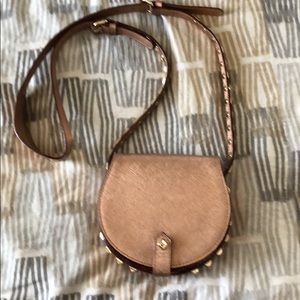 Copper studded purse small